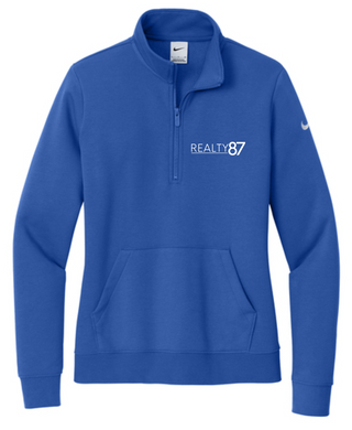R87 NIKE SIGNATURE 1/2 ZIP PRINTED - WOMEN'S