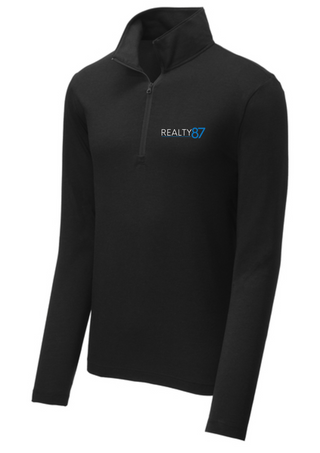 R87 SPORT-TEK TRI BLEND 1/2 ZIP